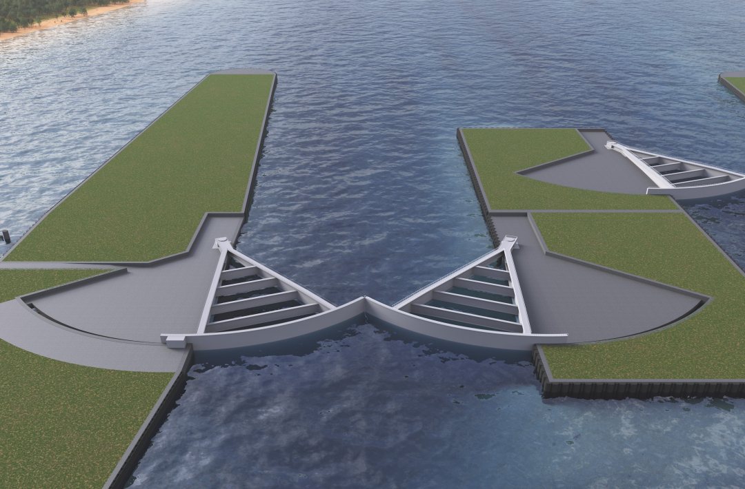 Design Texas storm surge barrier enters final stage Dutch Water Sector